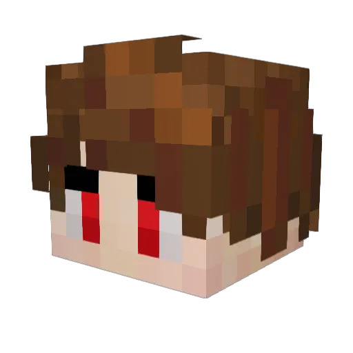 iTyphoon Minecraft avatar head, 3D render