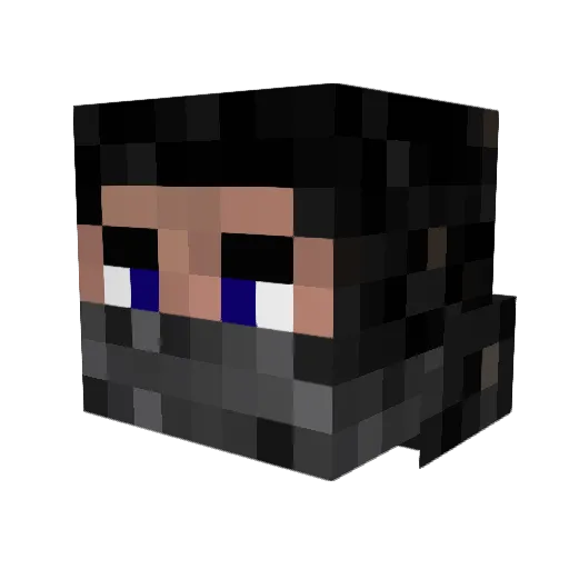 iTyro Minecraft avatar head, 3D render