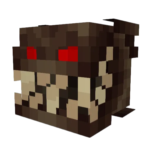 iTzBigDaddy Minecraft avatar head, 3D render