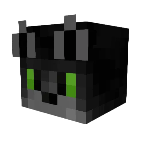 iTzBowBash Minecraft avatar head, 3D render