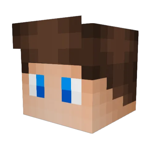 iTzBuLLz Minecraft avatar head, 3D render