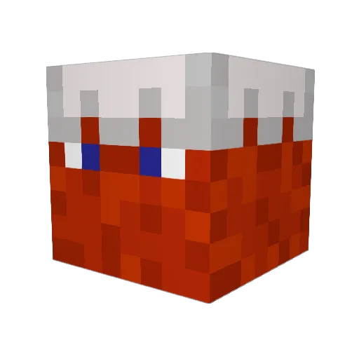 iTzCake Minecraft avatar head, 3D render