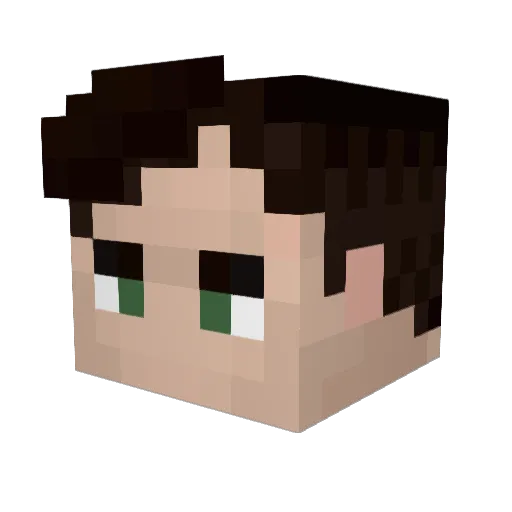 iTzDiego0809 Minecraft avatar head, 3D render