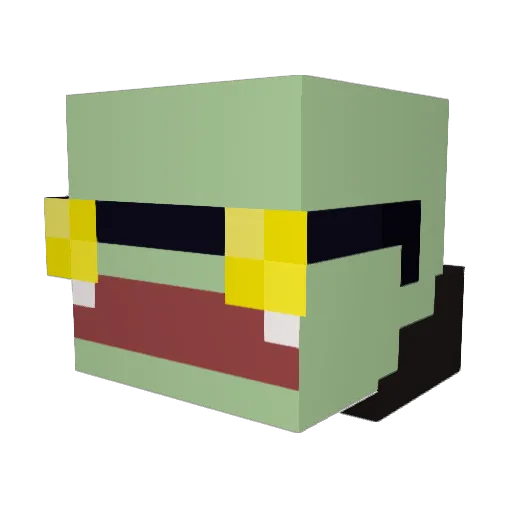 iTzEnrico_ Minecraft avatar head, 3D render