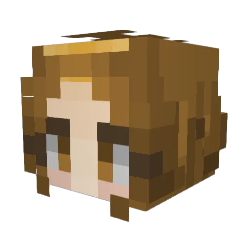 iTzEstefano_O Minecraft avatar head, 3D render
