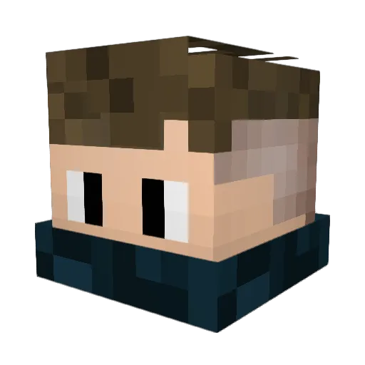 iTzGabre_ Minecraft avatar head, 3D render