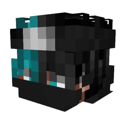 iTzGhostMaster69 Minecraft avatar head, 3D render