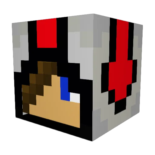 iTzJisusHD Minecraft avatar head, 3D render