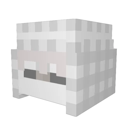 iTzJosu_ Minecraft avatar head, 3D render