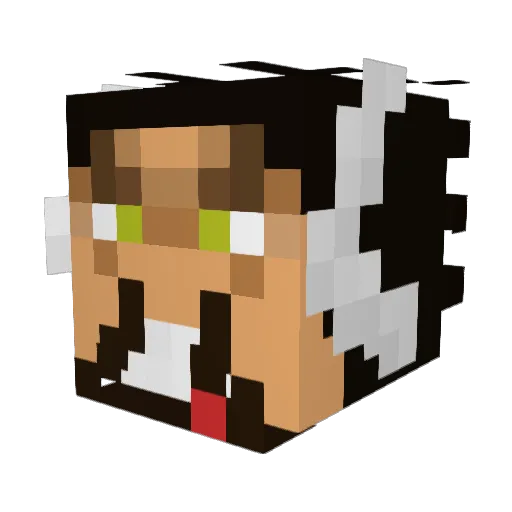 iTzKaido95 Minecraft avatar head, 3D render