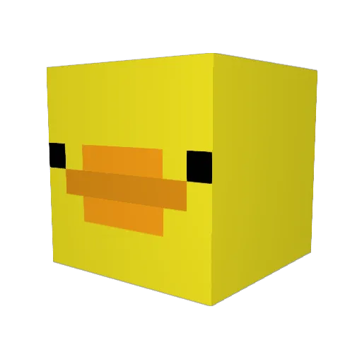 iTzKeRu Minecraft avatar head, 3D render