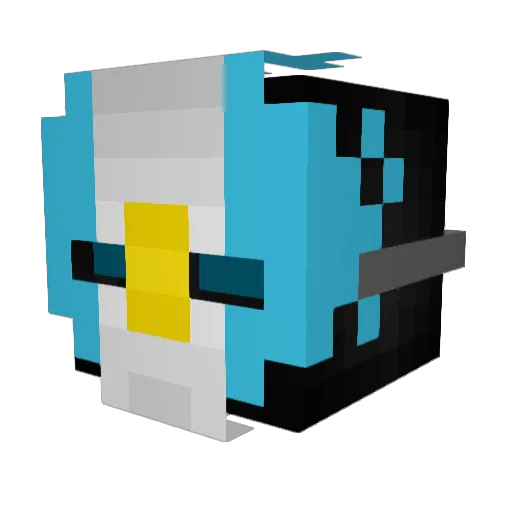 iTzLegit54 Minecraft avatar head, 3D render