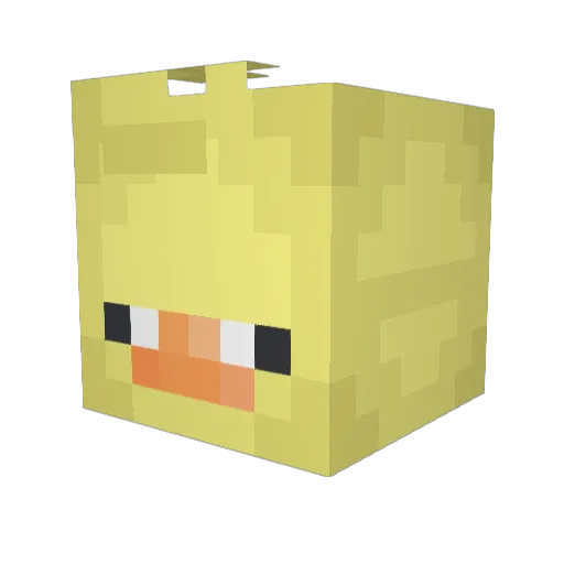 iTzLegitBEAST Minecraft avatar head, 3D render