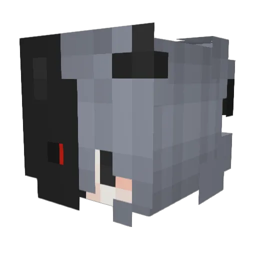 iTzLehh Minecraft avatar head, 3D render