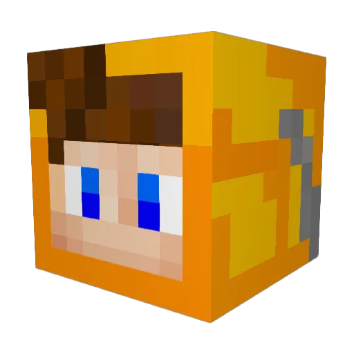 iTzLizeaxPvP Minecraft avatar head, 3D render
