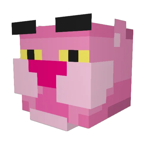iTzMiRRa Minecraft avatar head, 3D render