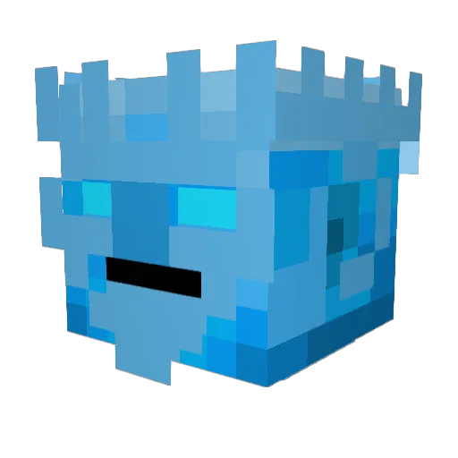 iTzPlex Minecraft avatar head, 3D render