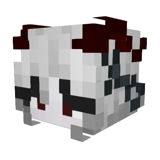 iTzQuiz Minecraft avatar head, 3D render