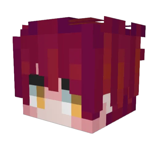 iTzShahaq1 Minecraft avatar head, 3D render