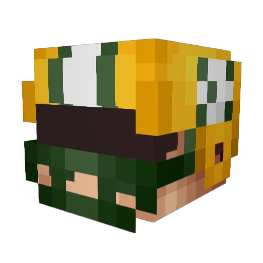 iTzShane Minecraft avatar head, 3D render