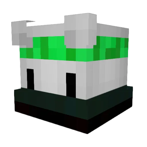 iTzTimeToGetRekt Minecraft avatar head, 3D render