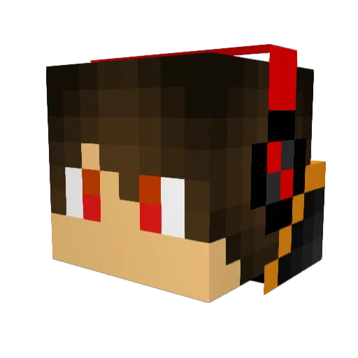 iTz_Alexander42 Minecraft avatar head, 3D render