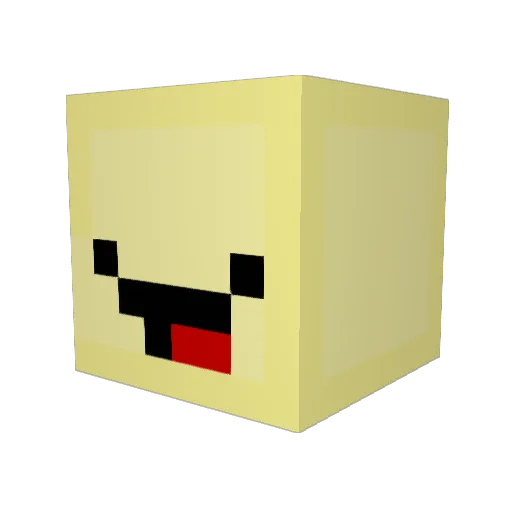 iTz_Banane Minecraft avatar head, 3D render