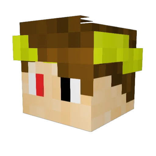 iTz_Ender Minecraft avatar head, 3D render