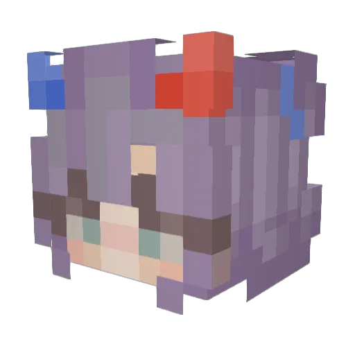 iTz_MeiNu Minecraft avatar head, 3D render