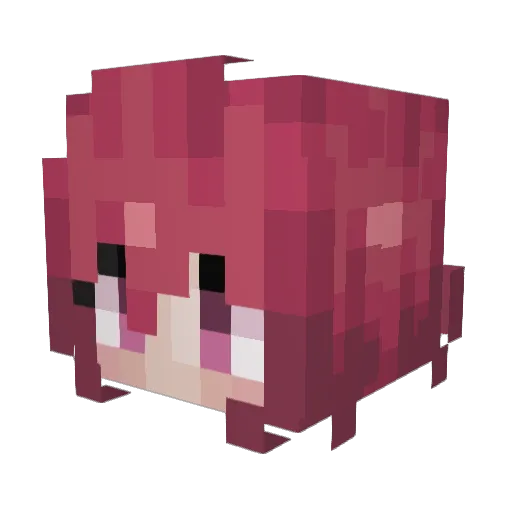 iTz_TDB Minecraft avatar head, 3D render