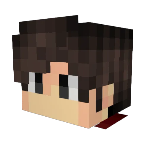iTz_TiMoX Minecraft avatar head, 3D render