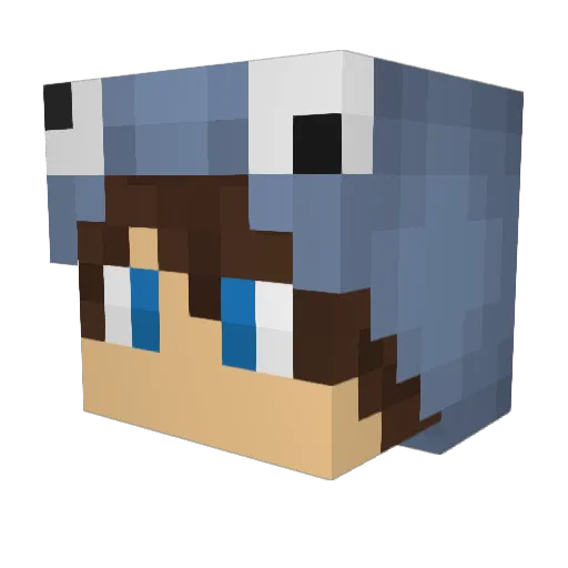 iTz_TrickyCookie Minecraft avatar head, 3D render