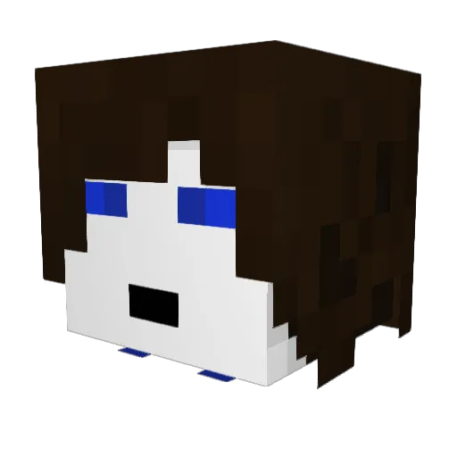 iTz_VeriusPvP Minecraft avatar head, 3D render