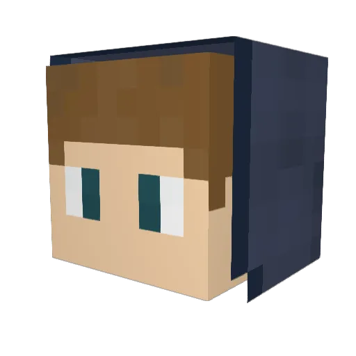 iTz_Vini_ Minecraft avatar head, 3D render