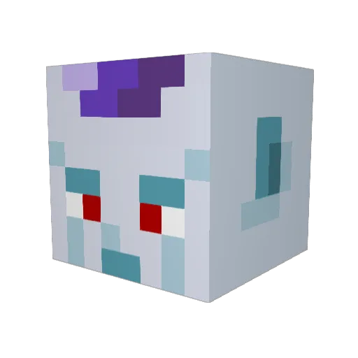 iTzxSh4D0W Minecraft avatar head, 3D render