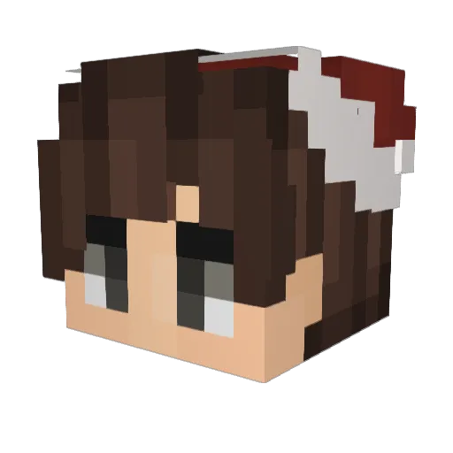 iUnTaalGiooh Minecraft avatar head, 3D render