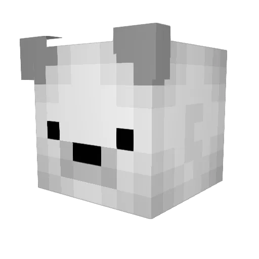 iUndo Minecraft avatar head, 3D render