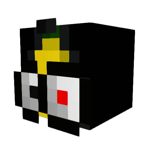 iVargy Minecraft avatar head, 3D render