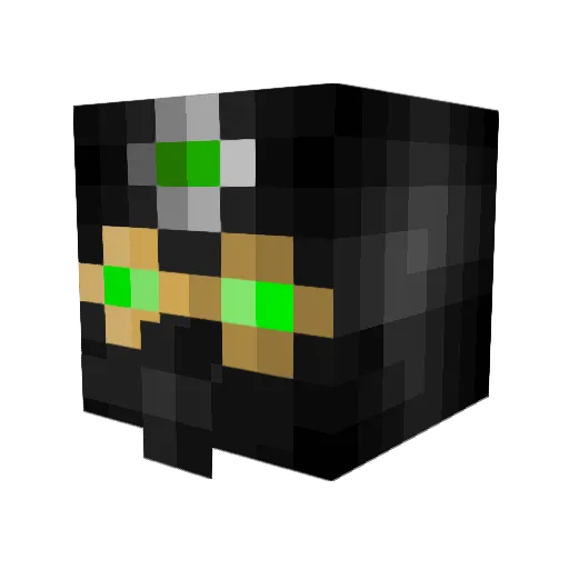 iVawk Minecraft avatar head, 3D render