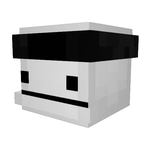 iVchoBosaa Minecraft avatar head, 3D render