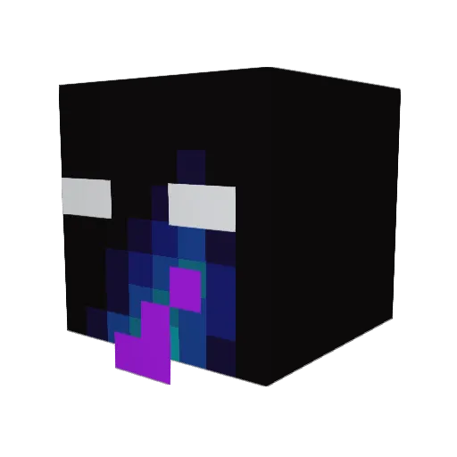 iVoidStars Minecraft avatar head, 3D render