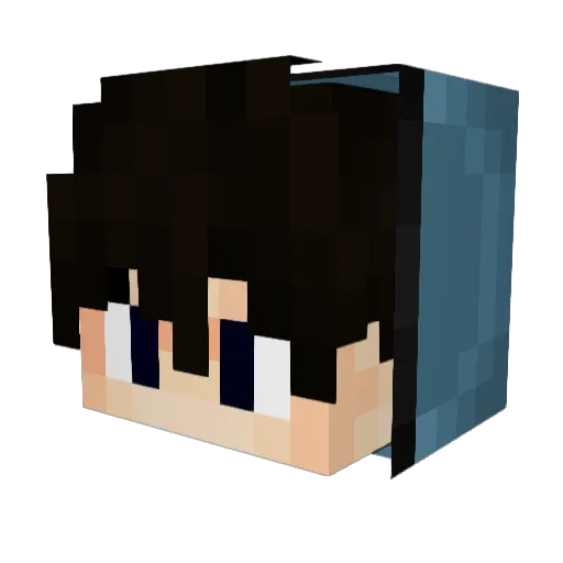 iWalterHG Minecraft avatar head, 3D render