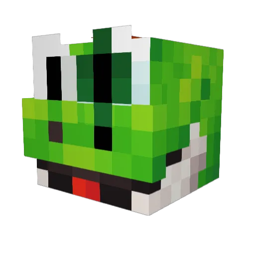 iWannaBeT1 Minecraft avatar head, 3D render