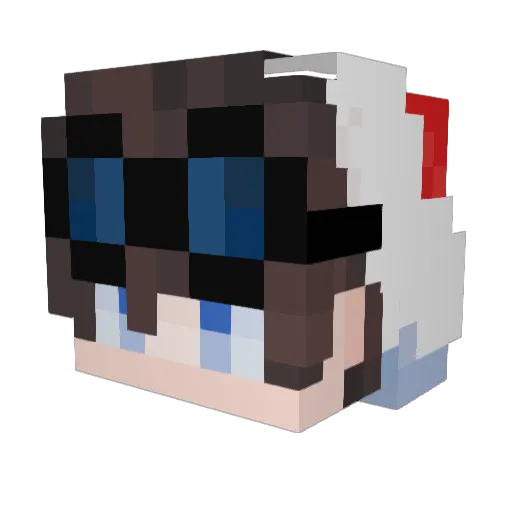 iWillTakeOverYou Minecraft avatar head, 3D render
