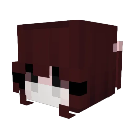 iWillTry Minecraft avatar head, 3D render