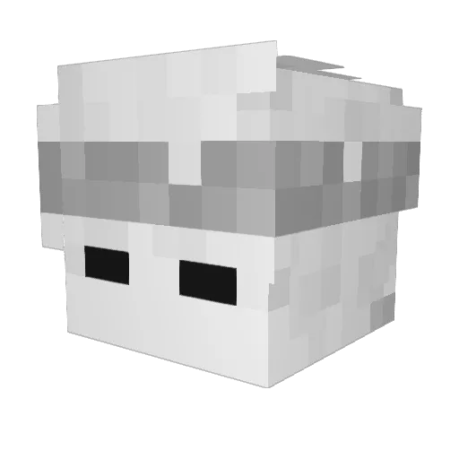 iWish0023 Minecraft avatar head, 3D render