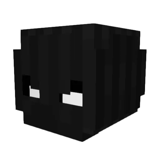 iWjrzx Minecraft avatar head, 3D render