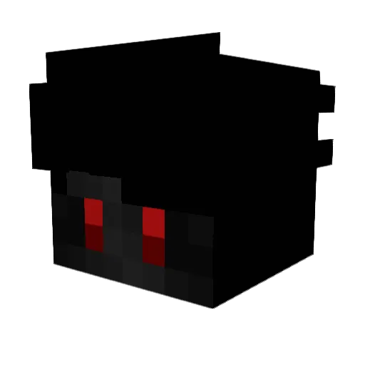 iWoris Minecraft avatar head, 3D render