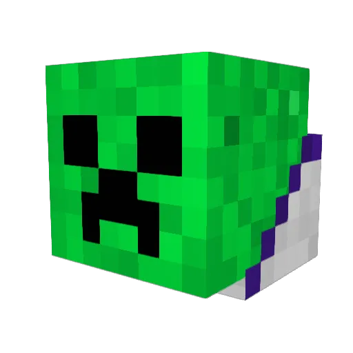 iWorthCR Minecraft avatar head, 3D render