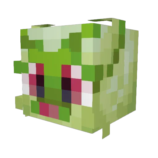 iXneonXi Minecraft avatar head, 3D render
